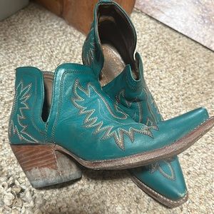 Turquoise Ariat Dixon Boots